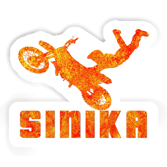 Sticker Sinika Motocross Rider Image