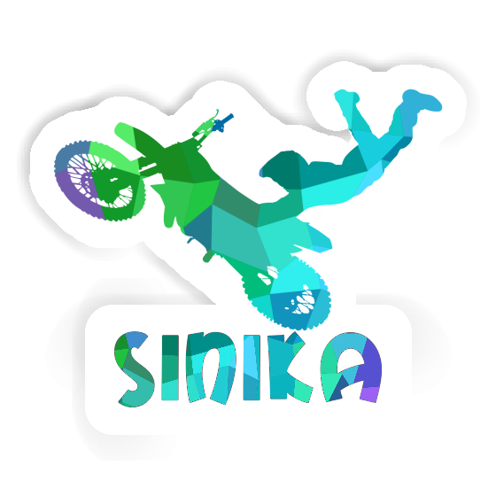 Sinika Sticker Motocross Jumper Laptop Image