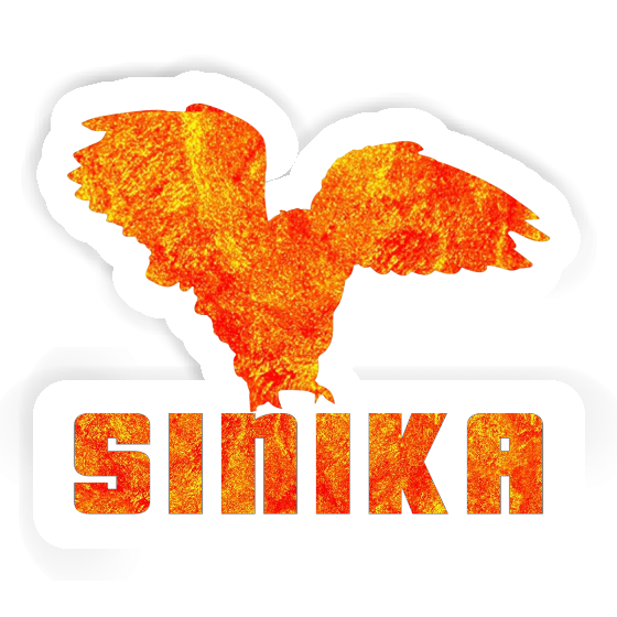 Sinika Autocollant Hibou Laptop Image