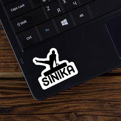 Gymnast Sticker Sinika Notebook Image