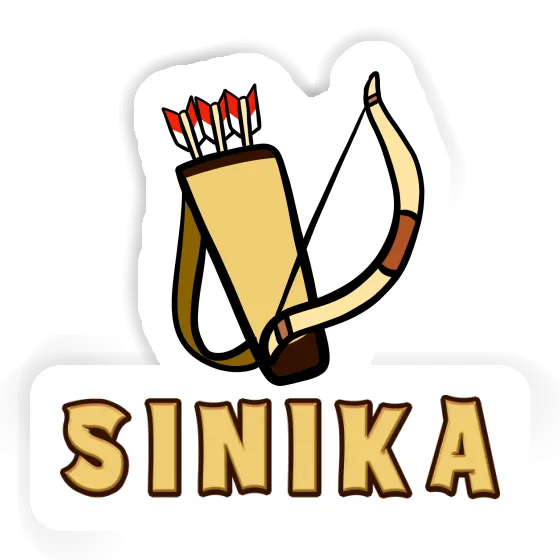 Sticker Arrow Bow Sinika Gift package Image