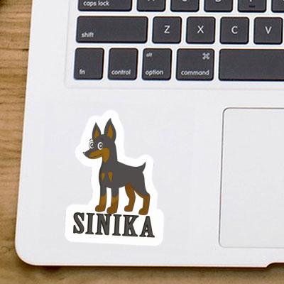 Aufkleber Sinika Pinscher Laptop Image