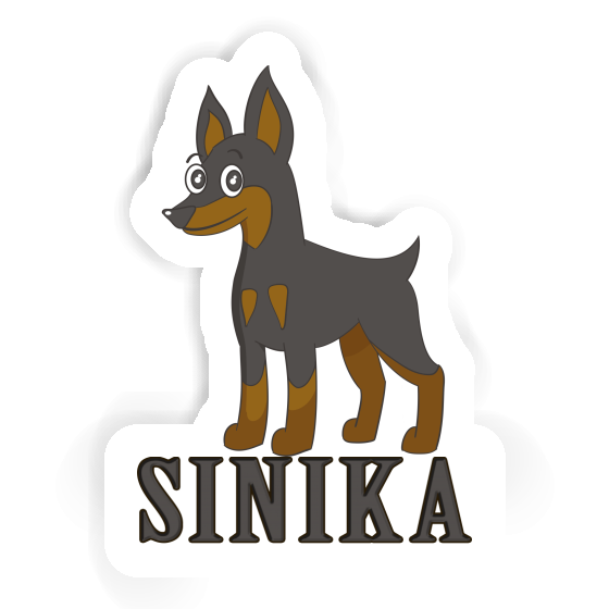 Aufkleber Sinika Pinscher Gift package Image