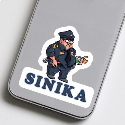 Sticker Sinika Police Officer Gift package Image