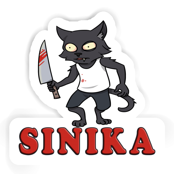 Sinika Sticker Psycho Cat Gift package Image