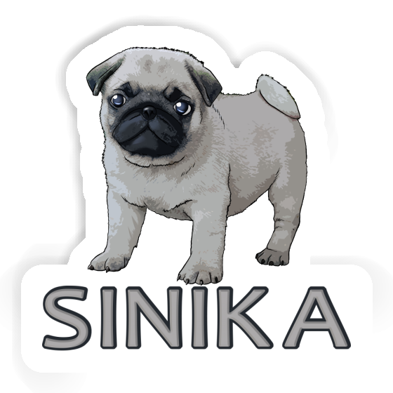 Sticker Pug Sinika Laptop Image