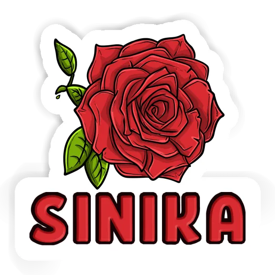 Rose Sticker Sinika Notebook Image