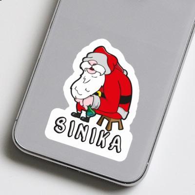 Aufkleber Weihnachtsmann Sinika Gift package Image