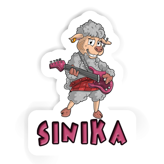 Sticker Guitarist Sinika Laptop Image