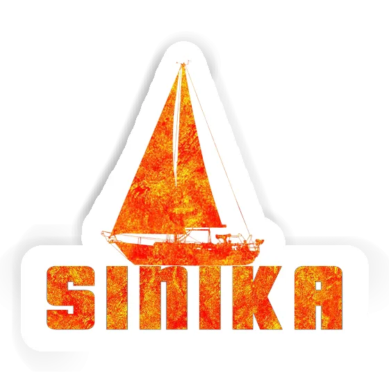 Sticker Sailboat Sinika Gift package Image