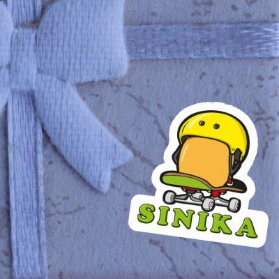 Sinika Sticker Skateboard Egg Laptop Image