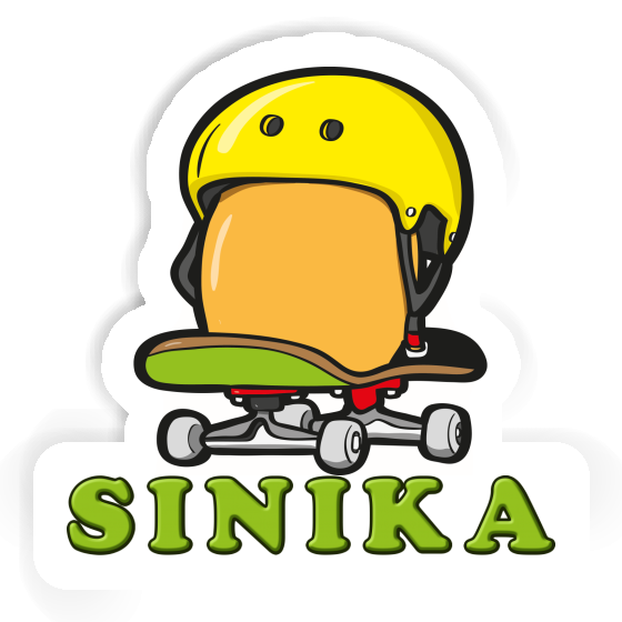 Sinika Sticker Skateboard Egg Notebook Image