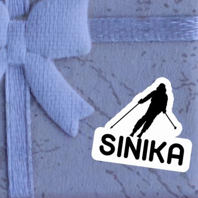 Sticker Sinika Skifahrerin Gift package Image