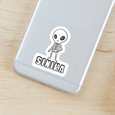 Sticker Alien Sinika Laptop Image