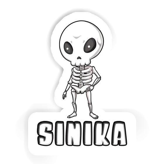 Sticker Alien Sinika Notebook Image