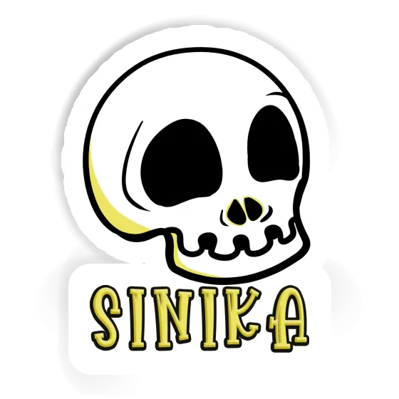 Sinika Sticker Skull Laptop Image