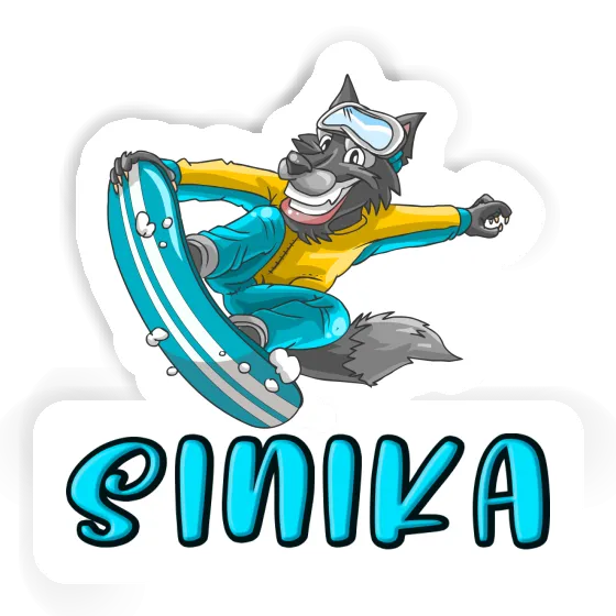 Autocollant Sinika Snowboardeur Gift package Image