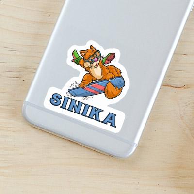 Snowboarderin Sticker Sinika Gift package Image