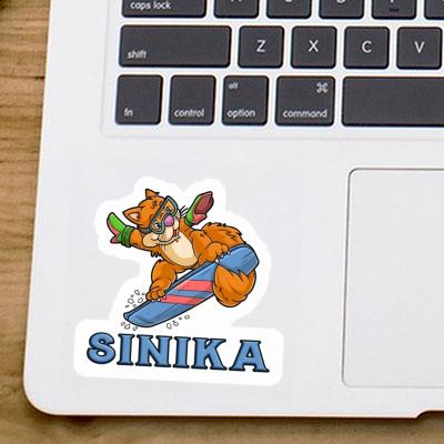 Snowboarderin Sticker Sinika Gift package Image