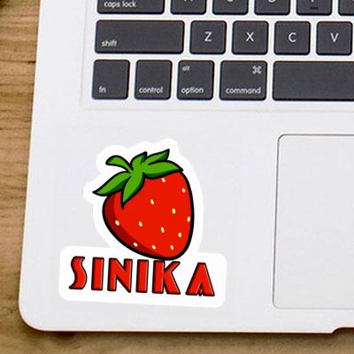 Sticker Sinika Strawberry Laptop Image