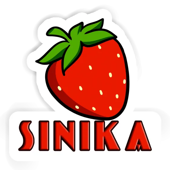 Sticker Strawberry Sinika Laptop Image