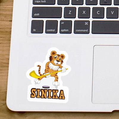 Sticker Sinika Hockey Player Image