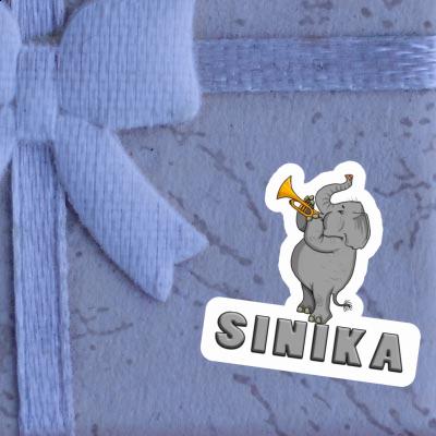 Sticker Sinika Elephant Laptop Image