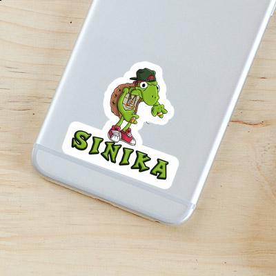 Sticker Sinika Hip Hop Turtle Laptop Image