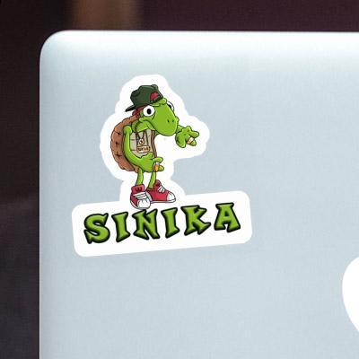 Sticker Sinika Hip Hop Turtle Notebook Image