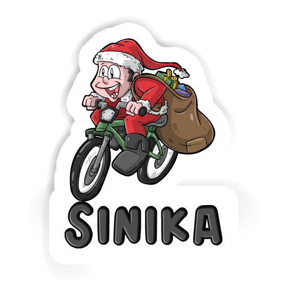 Sticker Bicycle Rider Sinika Laptop Image