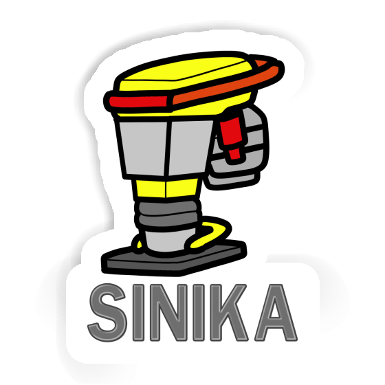 Sticker Vibratory Rammer Sinika Laptop Image