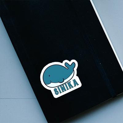 Autocollant Sinika Baleine Notebook Image