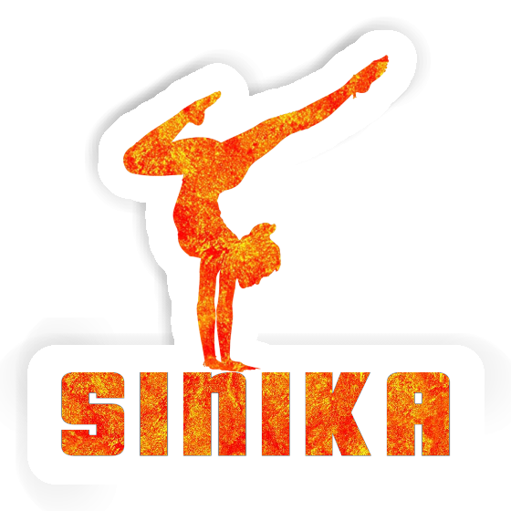 Yoga Woman Sticker Sinika Gift package Image