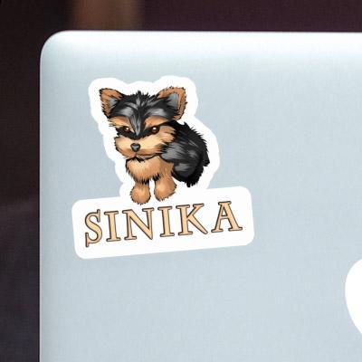 Sticker Sinika Yorkshire Terrier Laptop Image