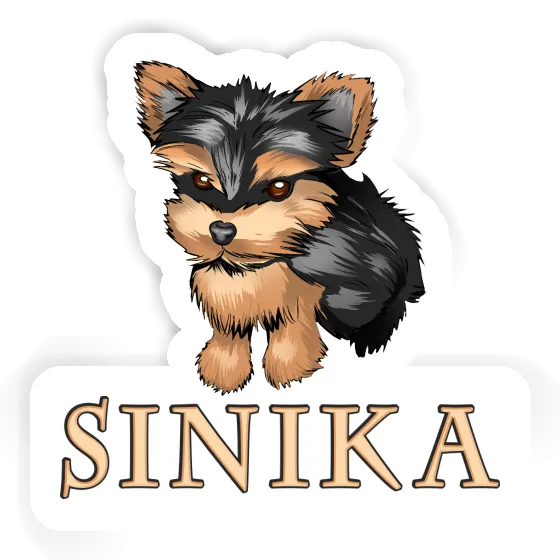 Sticker Sinika Yorkshire Terrier Image