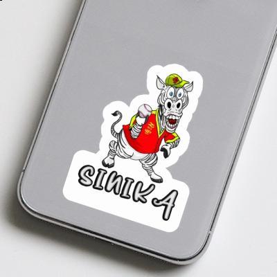 Sticker Sinika Zebra Notebook Image