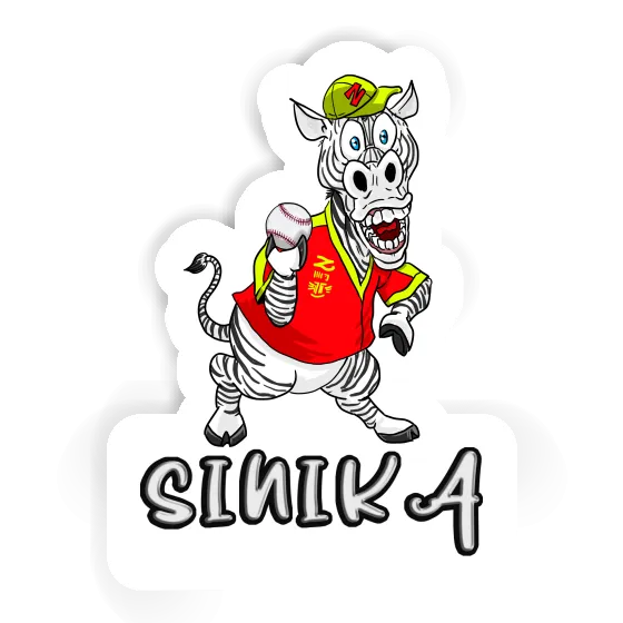 Sticker Sinika Zebra Image