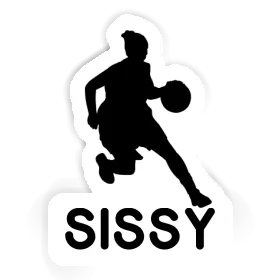 Autocollant Joueuse de basket-ball Sissy Image