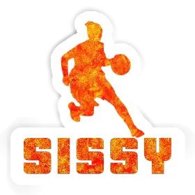 Autocollant Sissy Joueuse de basket-ball Image
