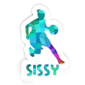 Sissy Autocollant Joueuse de basket-ball Image