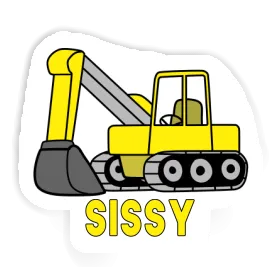 Pelleteuse Autocollant Sissy Image