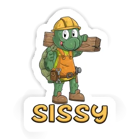 Sticker Sissy Construction worker Image