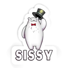 Ours polaire Autocollant Sissy Image