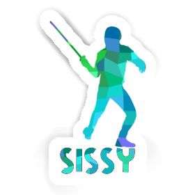 Sissy Autocollant Escrimeur Image