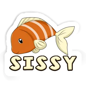 Autocollant Poisson Sissy Image