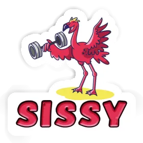 Sissy Autocollant Flamant Image