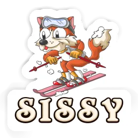 Sticker Sissy Skifahrer Image
