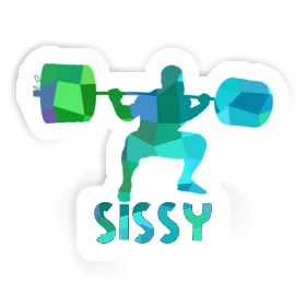 Autocollant Haltérophilie Sissy Image