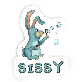 Sissy Autocollant Lapin Image