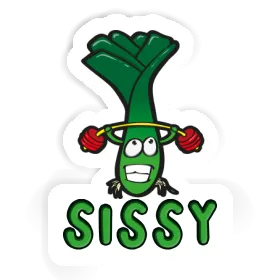 Sticker Sissy Weight Lifter Image
